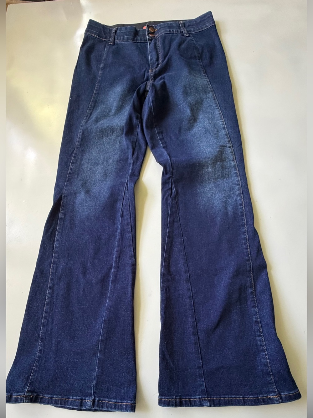 Indigo Poppy Women's Jeans Tummy Control The Charley Bootcut High Rise